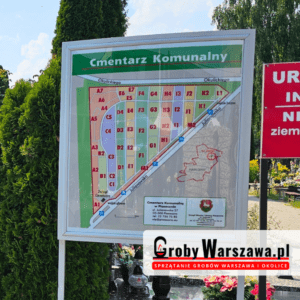 Mapa cmentarz Piaseczno