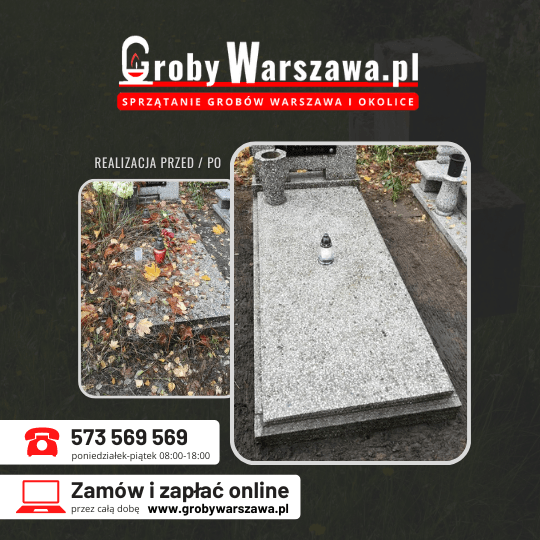 Czyszczenie grobów Warszawa
