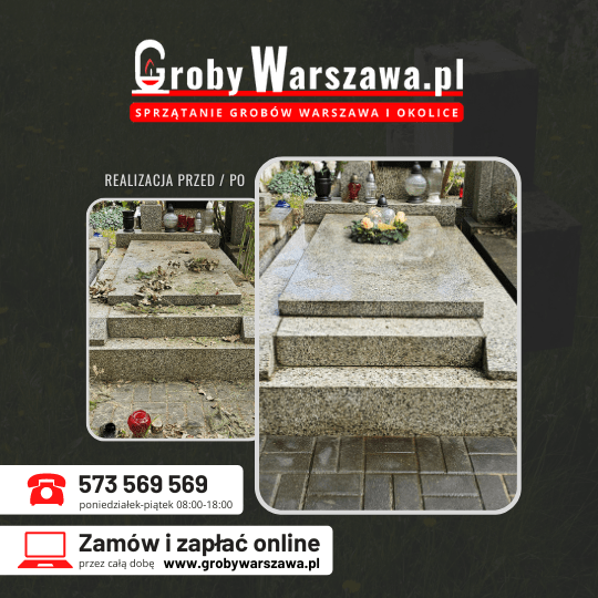 Czyszczenie grobu Warszawa