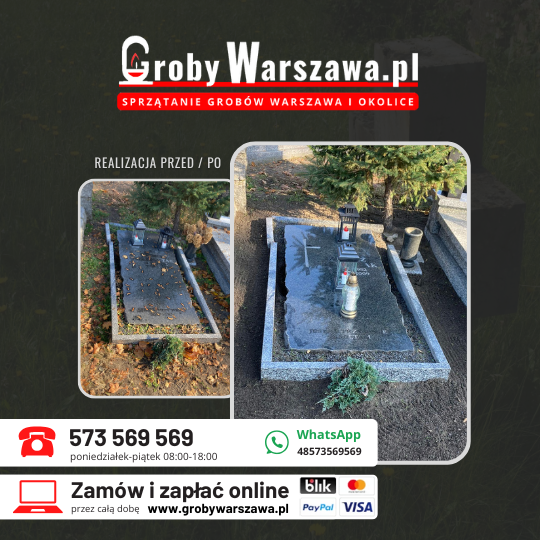 Czyszczenie nagrobków Warszawa