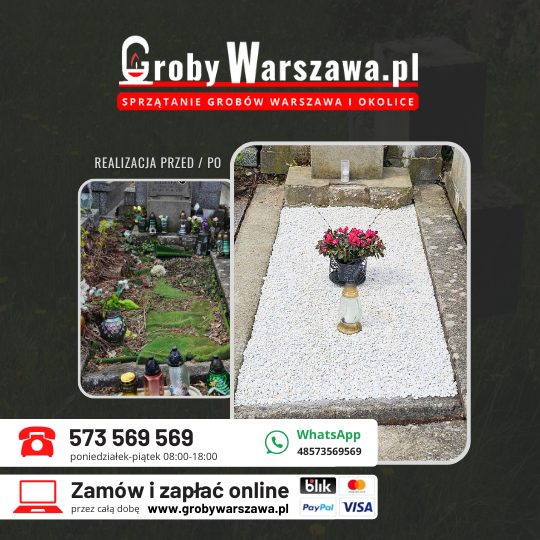 Kamyczki grób Warszawa